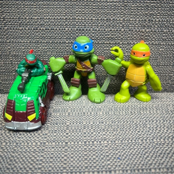 Teenage Mutant Ninja Turtles Action Figure Lot Of 3 - Picture 6 of 6